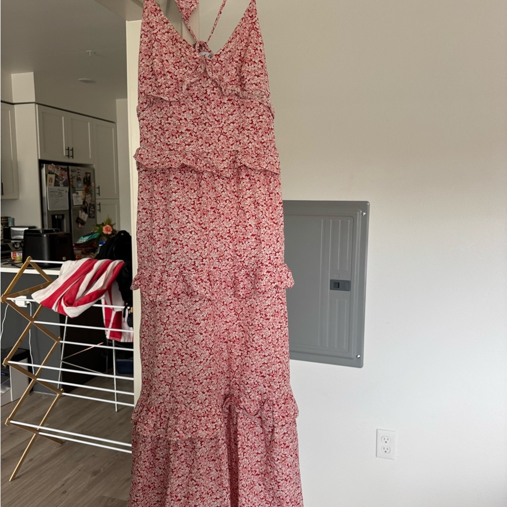 Petal & Pup Pink Floral Maxi Dress